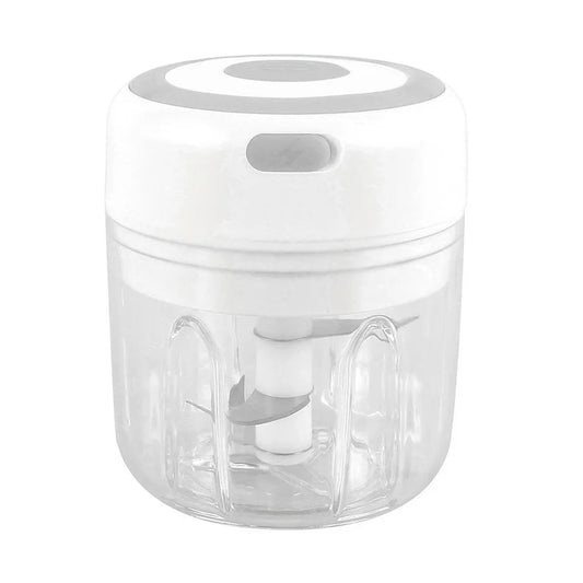 Plastic White Electric Garlic Chopper, For Home And Kitchen