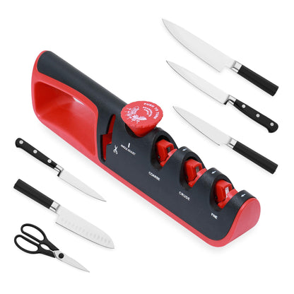 Homsicore™ Multifunction 4-In-1 Knife Sharpener